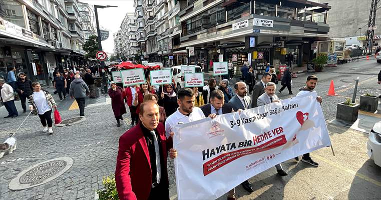 Samsun'da Organ Bağışına Dikkat Çekmek İçin Trampetli Yürüyüş